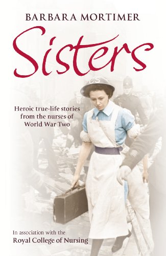 Book cover: "Sisters," depicting a nurse with a suitcase in wartime.