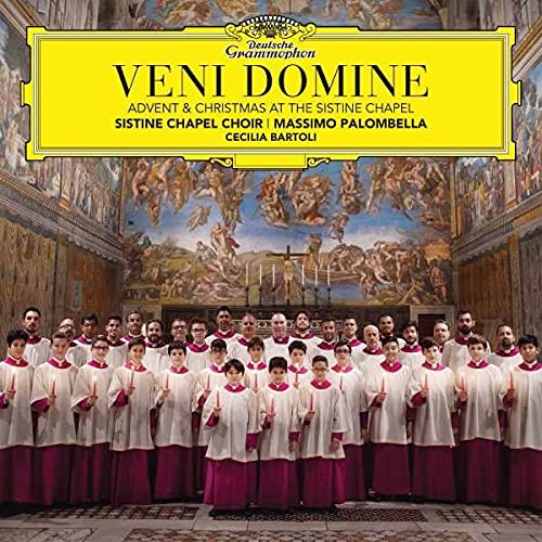 Sistine Chapel Choir in burgundy robes before a frescoed wall.