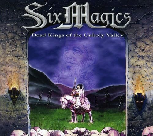 CD cover for Six Magics: "Dead Kings Of The Unholy Valle", fantasy art.