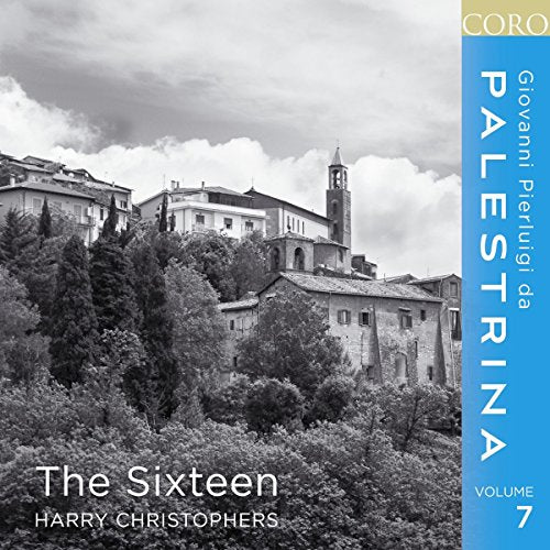 CD cover: Italian hilltop town image with text "Palestrina, The Sixteen.