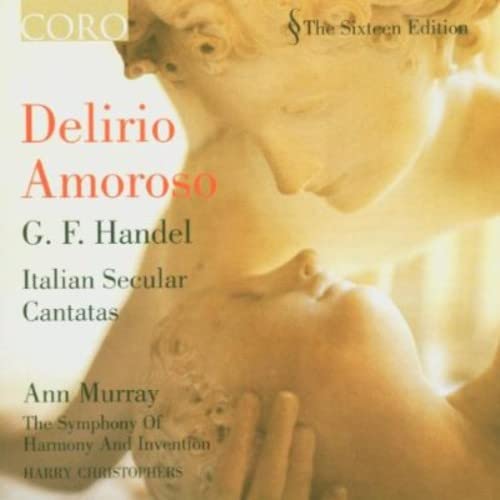 CD cover featuring a classical sculpture and text: "Delirio Amoroso.