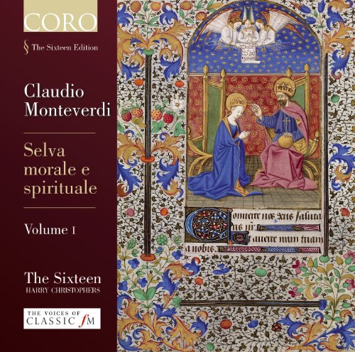 CD cover for Monteverdi’s “Selva Morale E Spirituale” with medieval illustration.