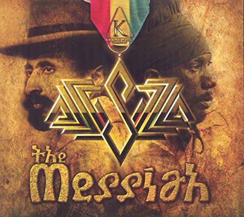 CD cover for Sizzla’s “The Messiah” featuring portraits and geometric design.