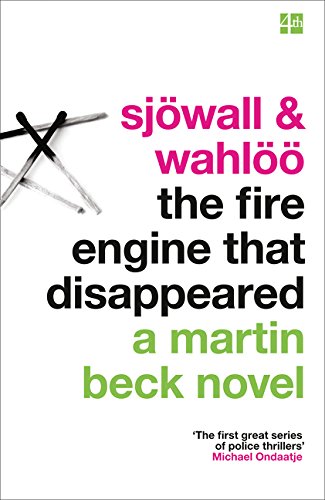 Book cover: “The Fire Engine That Disappeared” by Sjowall & Wahloo.