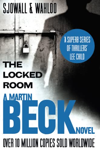 Book cover: “The Locked Room” by Sjwall and Wahl, featuring a padlock.