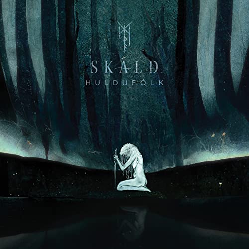 CD cover: forest scene with a figure and the album title "SKÁLD - Huldufólk".