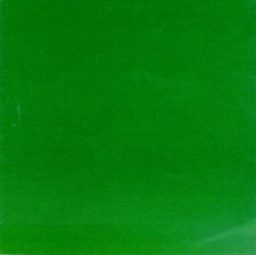 Solid green vinyl record album cover, likely for “The Green Album”.