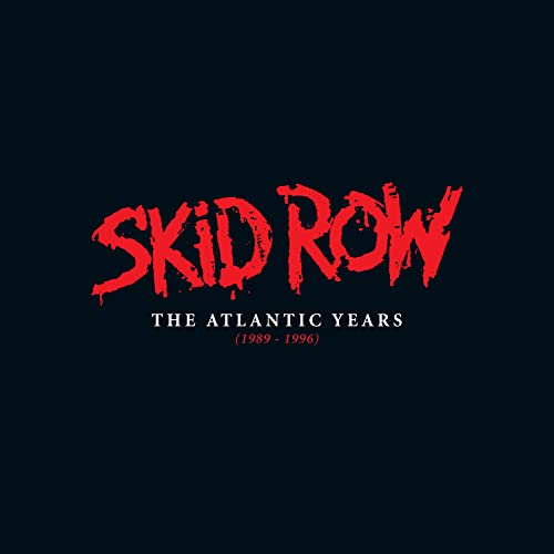 Skid Row The Atlantic Years 1989-1996 album cover with red text on black background.