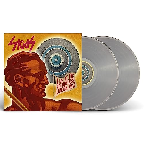 Skids “Live In London 2017” clear vinyl record with album cover.