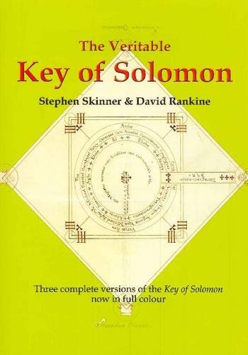 Book cover with a lime green background, featuring a central diamond-shaped occult diagram.