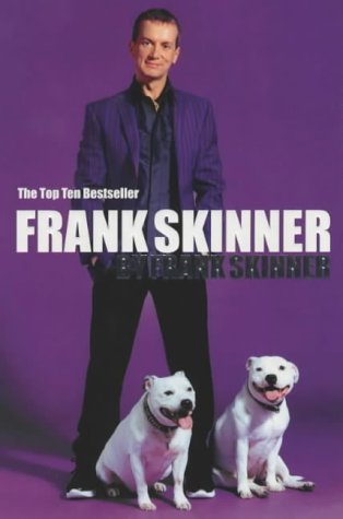 Book cover featuring Frank Skinner with two white Staffordshire Bull Terriers.