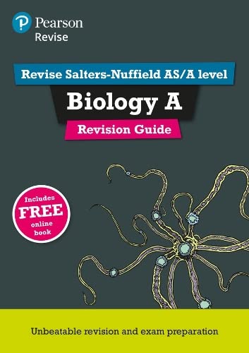 Biology revision guide cover with a neuron illustration and "Pearson Revise" logo.