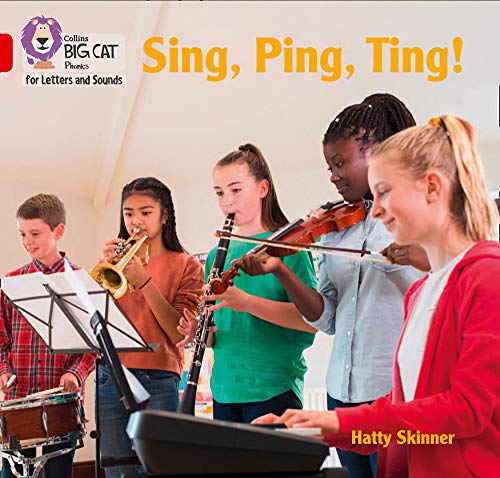 Book cover with children playing musical instruments together.