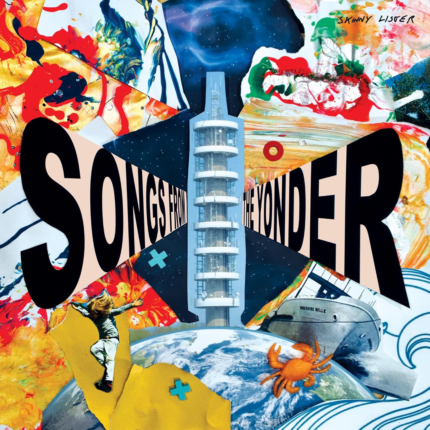 CD case featuring the album cover art for Songs From The Yonder by Skinny Lister.