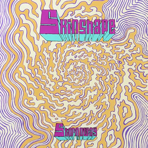 Album cover for Skinshape’s “Stornoway” with swirling psychedelic art.