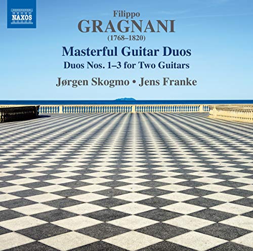 CD cover with black and white checkered pattern and text "Filippo Gragnani".