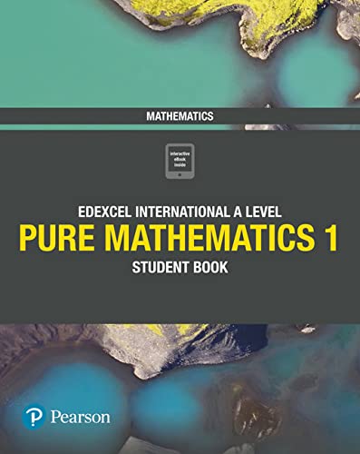 Edexcel International A Level Pure Mathematics 1 student book cover with aerial landscape imagery.