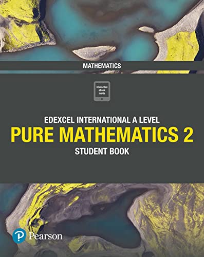 Edexcel International A Level Pure Mathematics 2 student book cover with aerial landscape imagery.