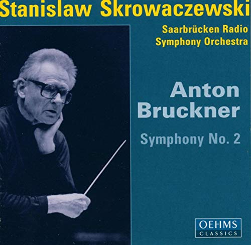 CD cover featuring conductor Stanisław Skrowaczewski and composer Anton Bruckner.