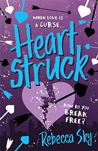Book cover: “Heartstruck” with a broken heart and arrow imagery.