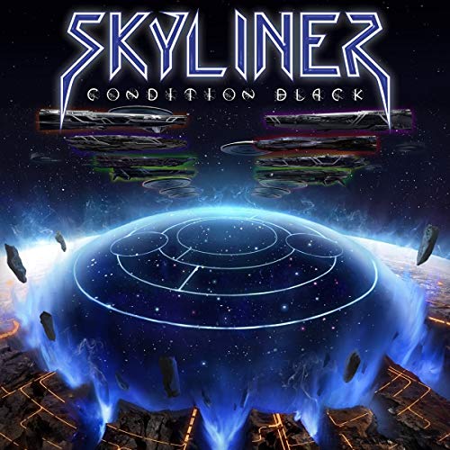 CD cover for Skyliner’s “Condition Black” with sci-fi spaceship artwork.