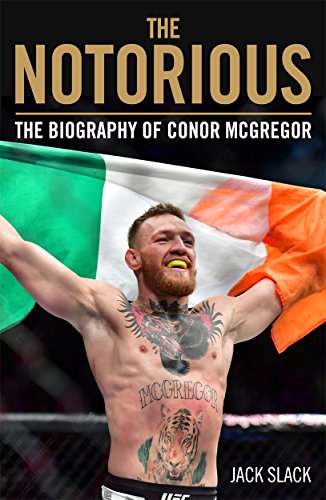 Book cover featuring Conor McGregor with an Irish flag, tattoos visible.