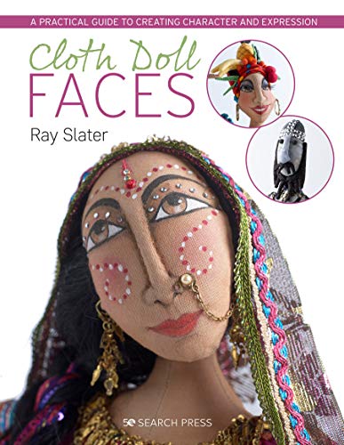 Book cover featuring close-up of a cloth doll face with detailed embroidery.