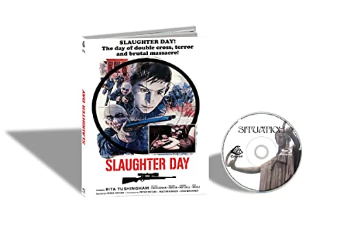 Slaughter Day" Blu-ray case with a distressed, dramatic film poster image.