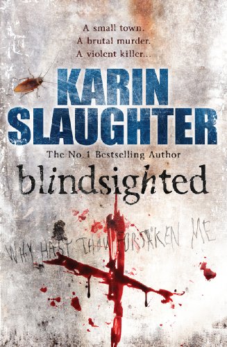 Book cover: "Blindsighted" by Karin Slaughter, featuring a silhouette of a running girl.