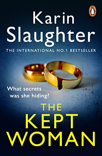 Book cover: “The Kept Woman” by Karin Slaughter, featuring wedding rings.