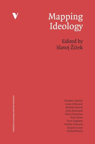 Red book cover with white text: "Mapping Ideology" and editor's name.