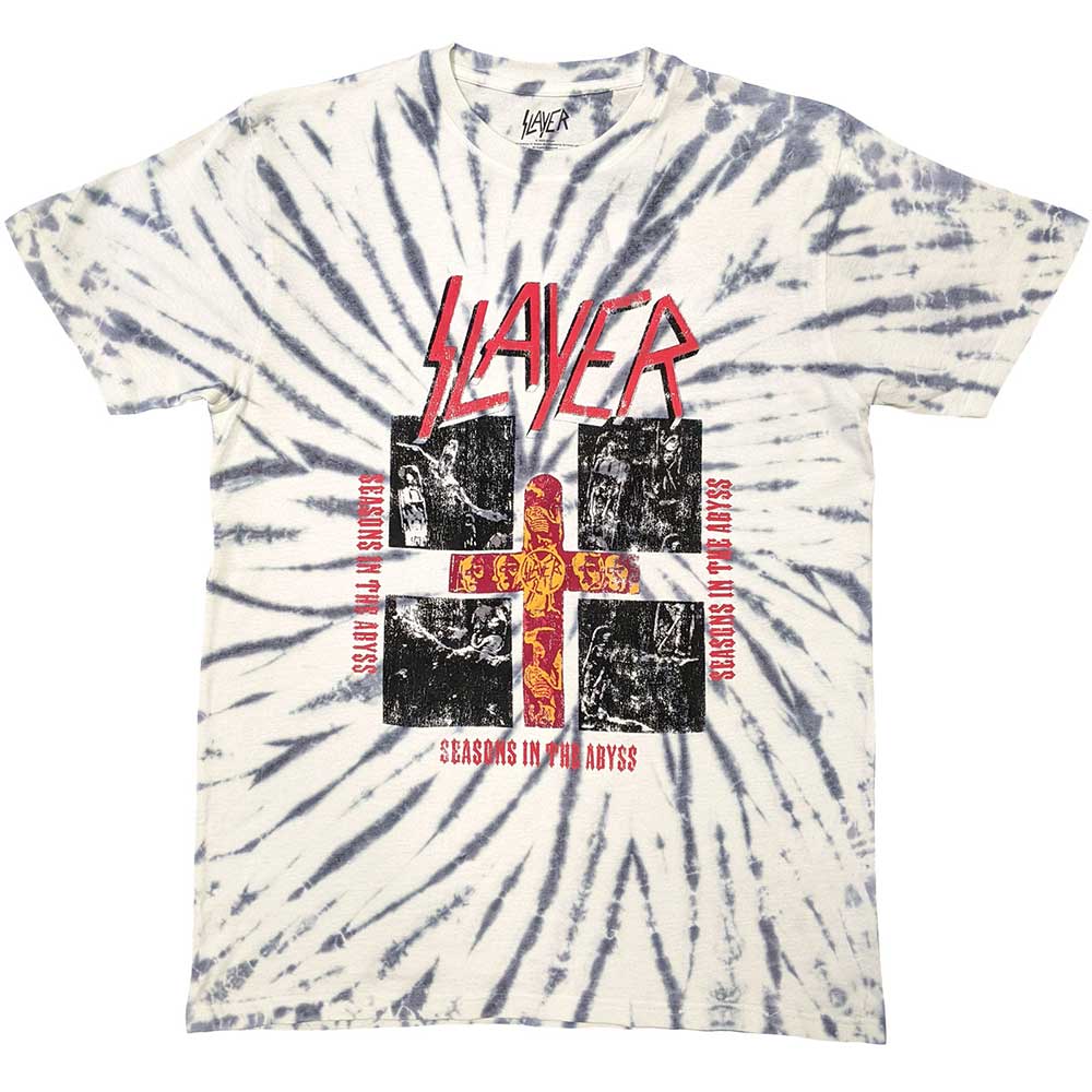Black Slayer t-shirt, “Quad Seasons” design, size X-Large.