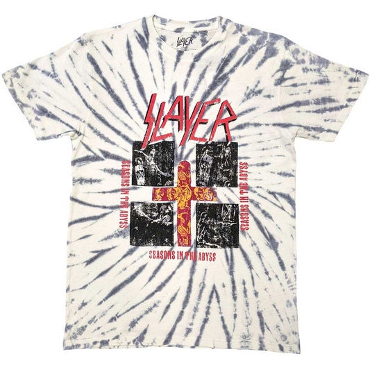 Black Slayer t-shirt, “Quad Seasons” design, size X-Large.
