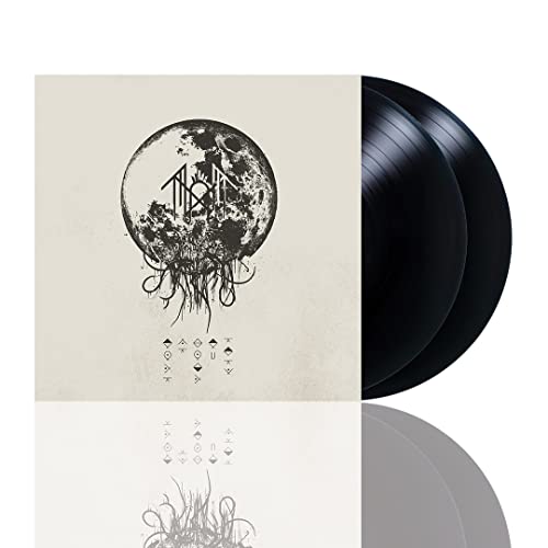 Sleep Token album cover with two black vinyl records beside it.