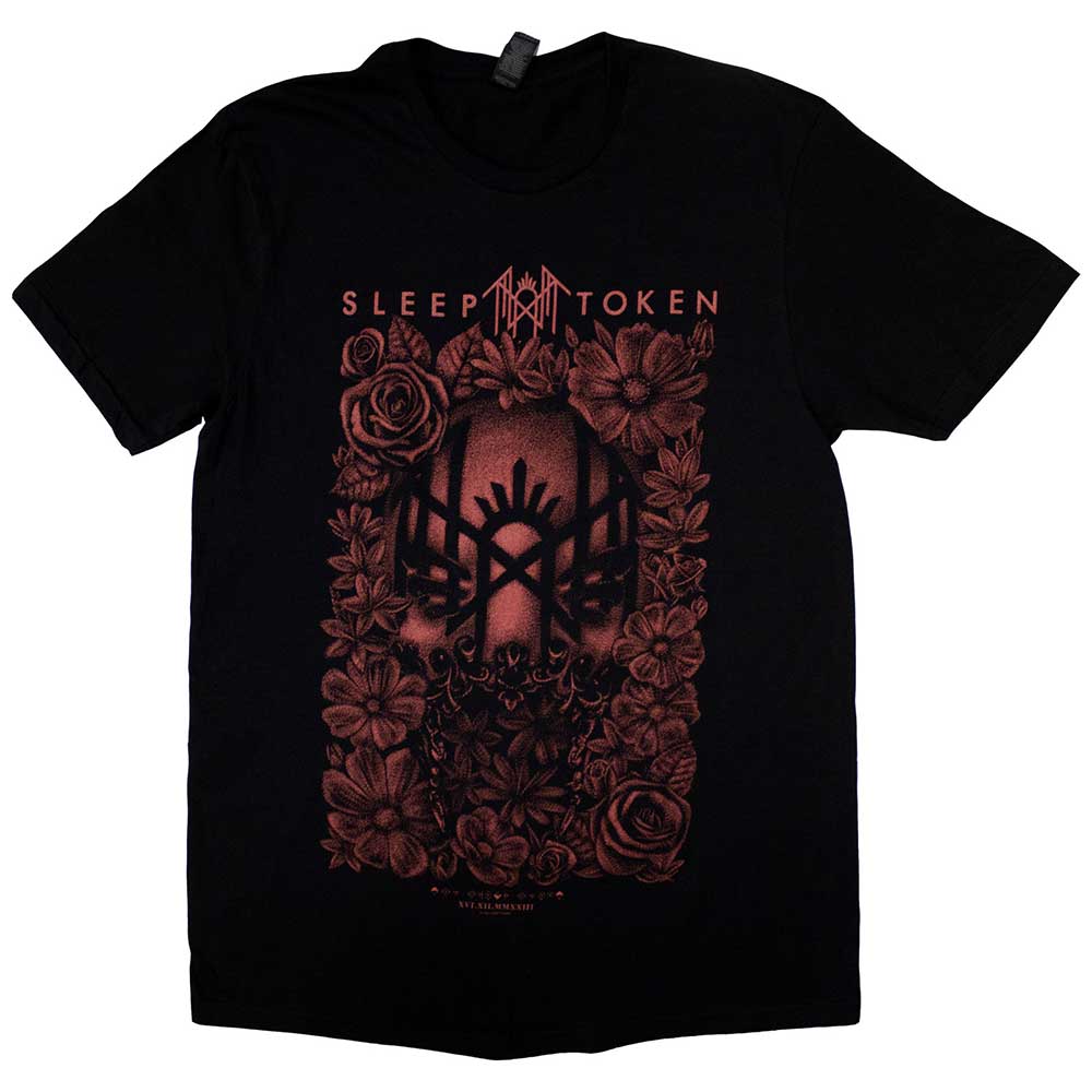 Black t-shirt with Sleep Token's "The Black Heart" design, size XX-Large.