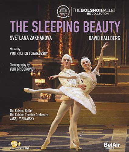 Blu-ray cover for "The Sleeping Beauty" ballet featuring two dancers.
