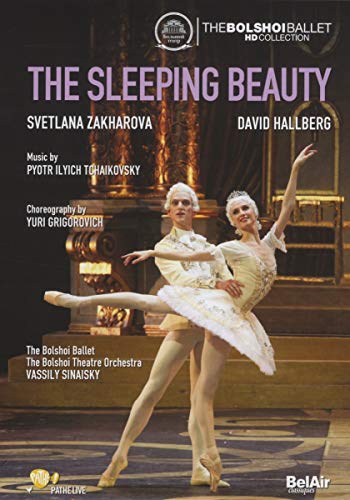 DVD cover for The Sleeping Beauty ballet, featuring two dancers.
