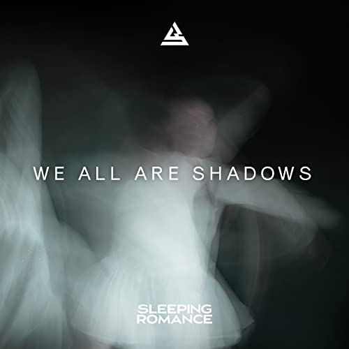 A blurry, ghostly figure in white against a black background with album text overlay.