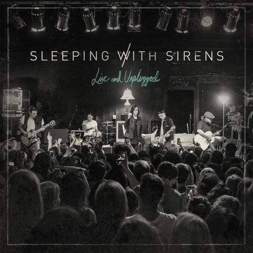 Sleeping With Sirens live album cover with band performing to a crowd.