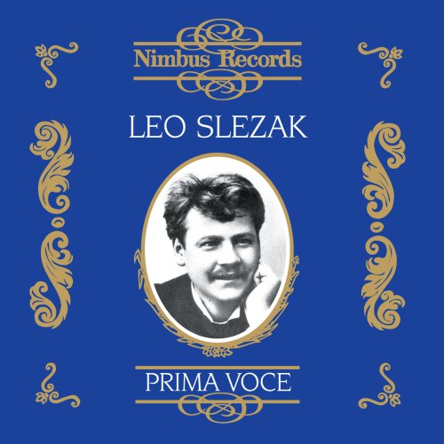 CD case featuring portrait of opera singer Leo Slezak, barcode on back.