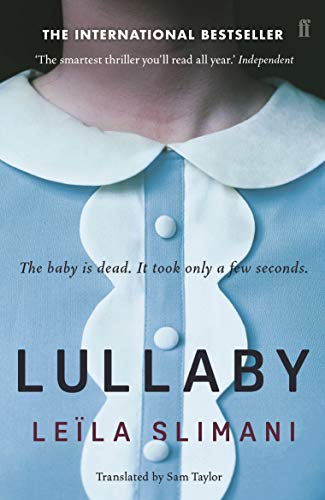 Book cover showing a person wearing a light blue dress with a white collar.