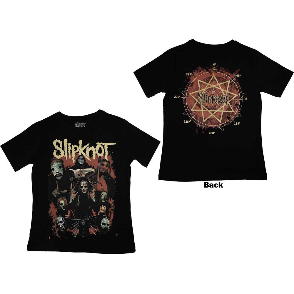Black Slipknot t-shirt with large back print, size XX-Large.