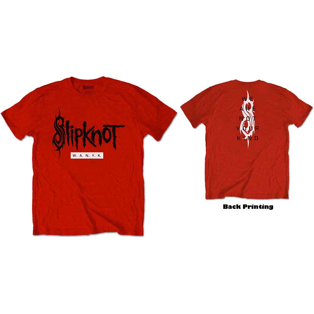 Black Slipknot t-shirt with large back print, size XXX-Large.