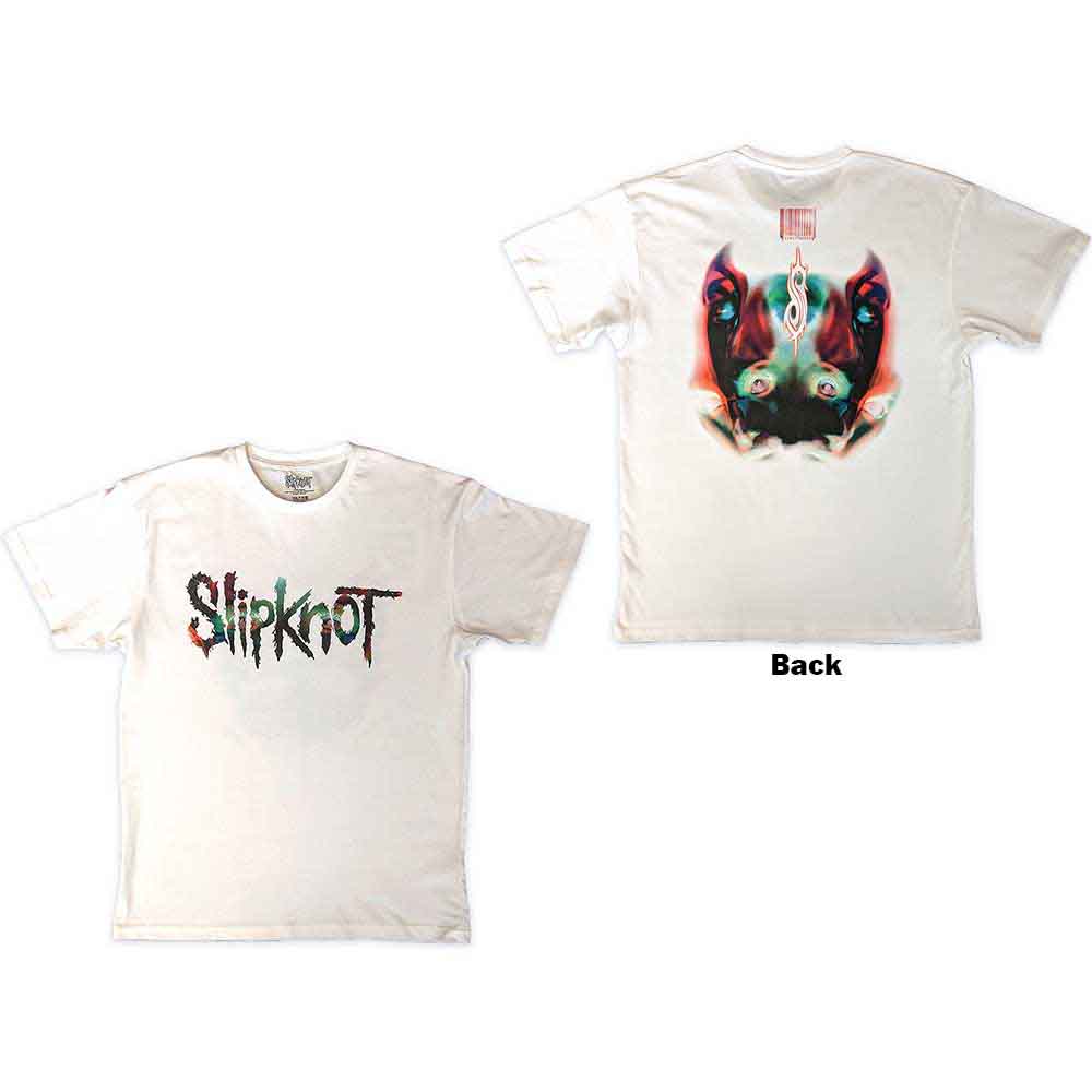 Black Slipknot t-shirt with large back print, size XX-Large.