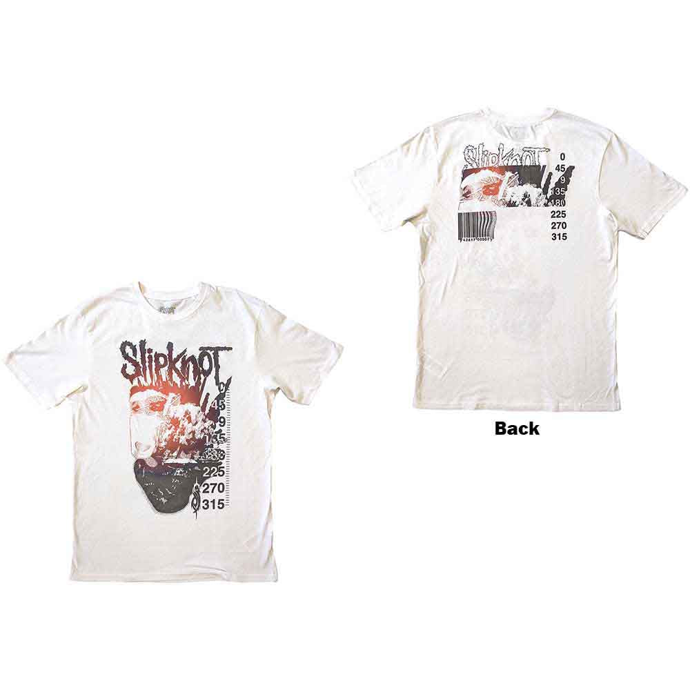Black Slipknot t-shirt with large back print design, size X-Large.