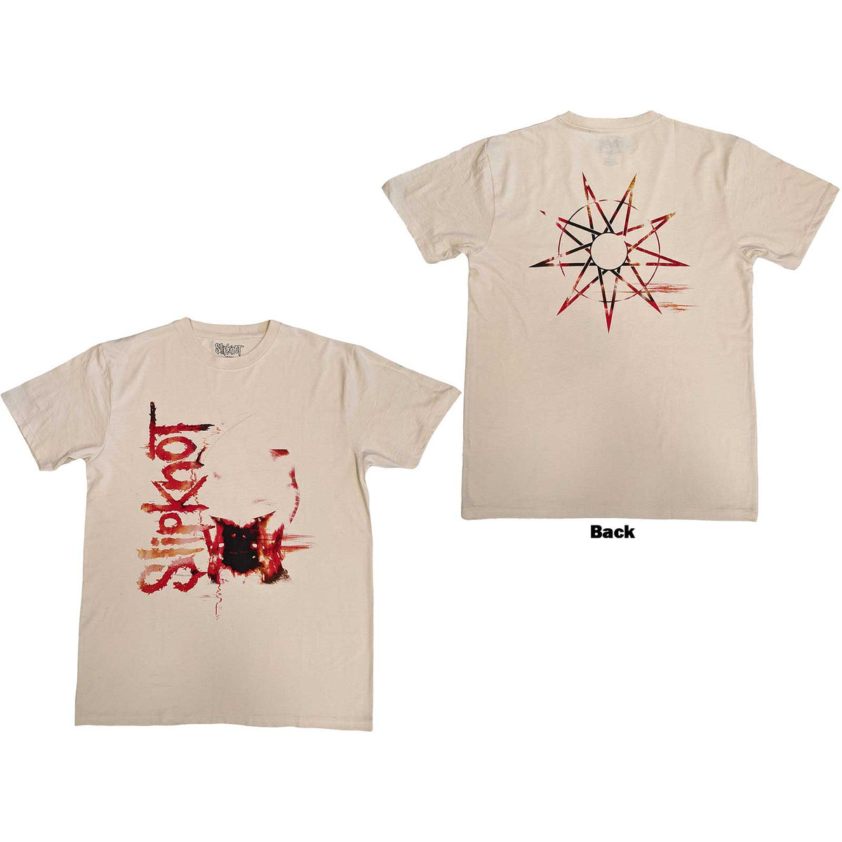 Black Slipknot t-shirt with large back print, size X-Large.