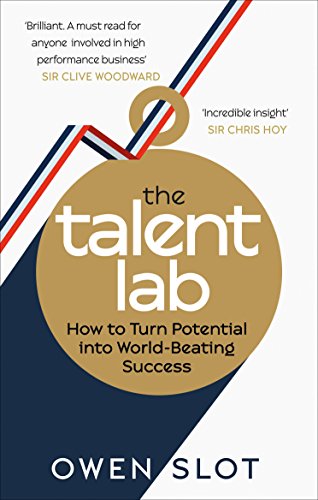 Book cover: “The Talent Lab” with gold medal graphic and author Owen Slot.