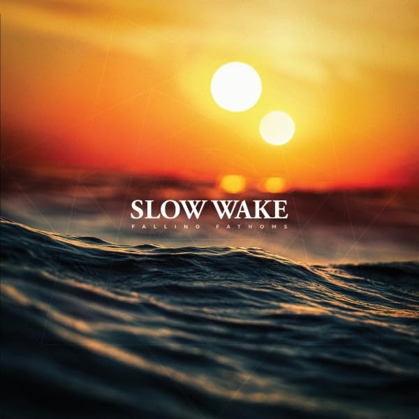 Album cover showing a sunset over ocean waves with two suns in the sky.