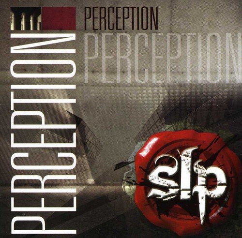 CD cover titled "Perception" with abstract design and red wax seal graphic.
