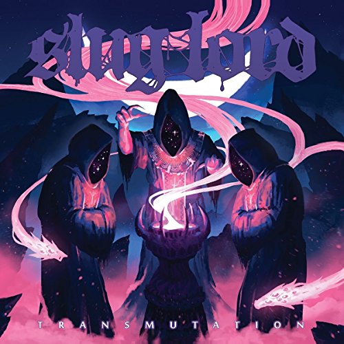 CD cover: three hooded figures surrounding a glowing orb, purple and blue tones.